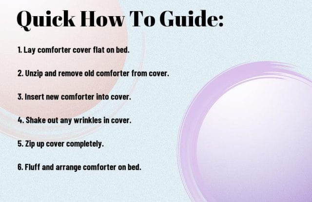 change comforter cover quickly with these tips peb - How to Change a Comforter Cover in Minutes