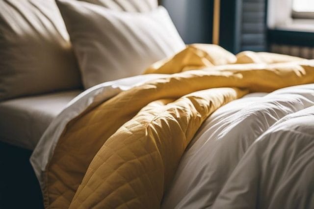 clean yellowed comforter for a brighter bed gql - How to Clean Yellowed Comforter for a Brighter Bed