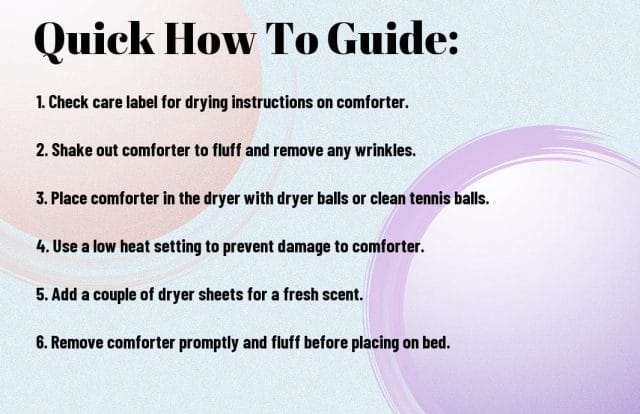 safely dry a comforter without damaging it qih - How to Put a Comforter in the Dryer Safely