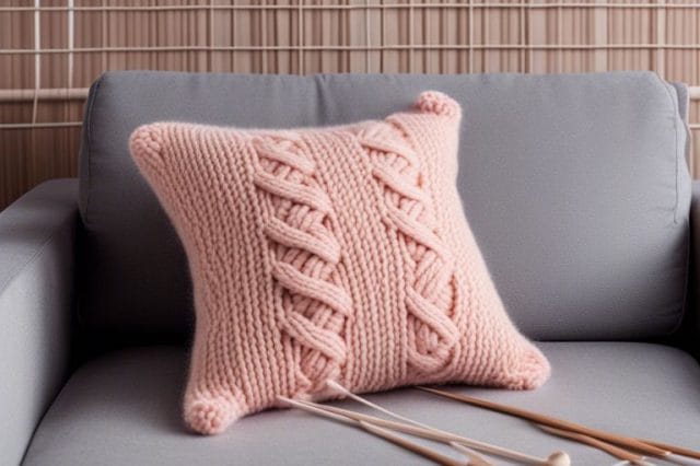 how to knit pillow diy knitting guide vsn - How to Knit Pillow - DIY Knitting Guide